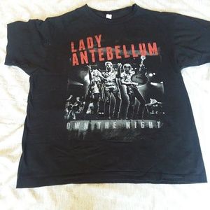 Lady Antebellum own the night 2012 tour tee